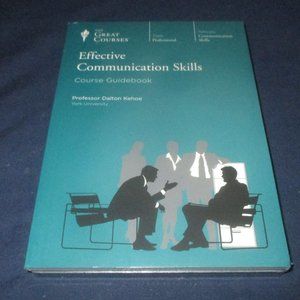 The Great Courses: Effective Communication Skills (unopened)